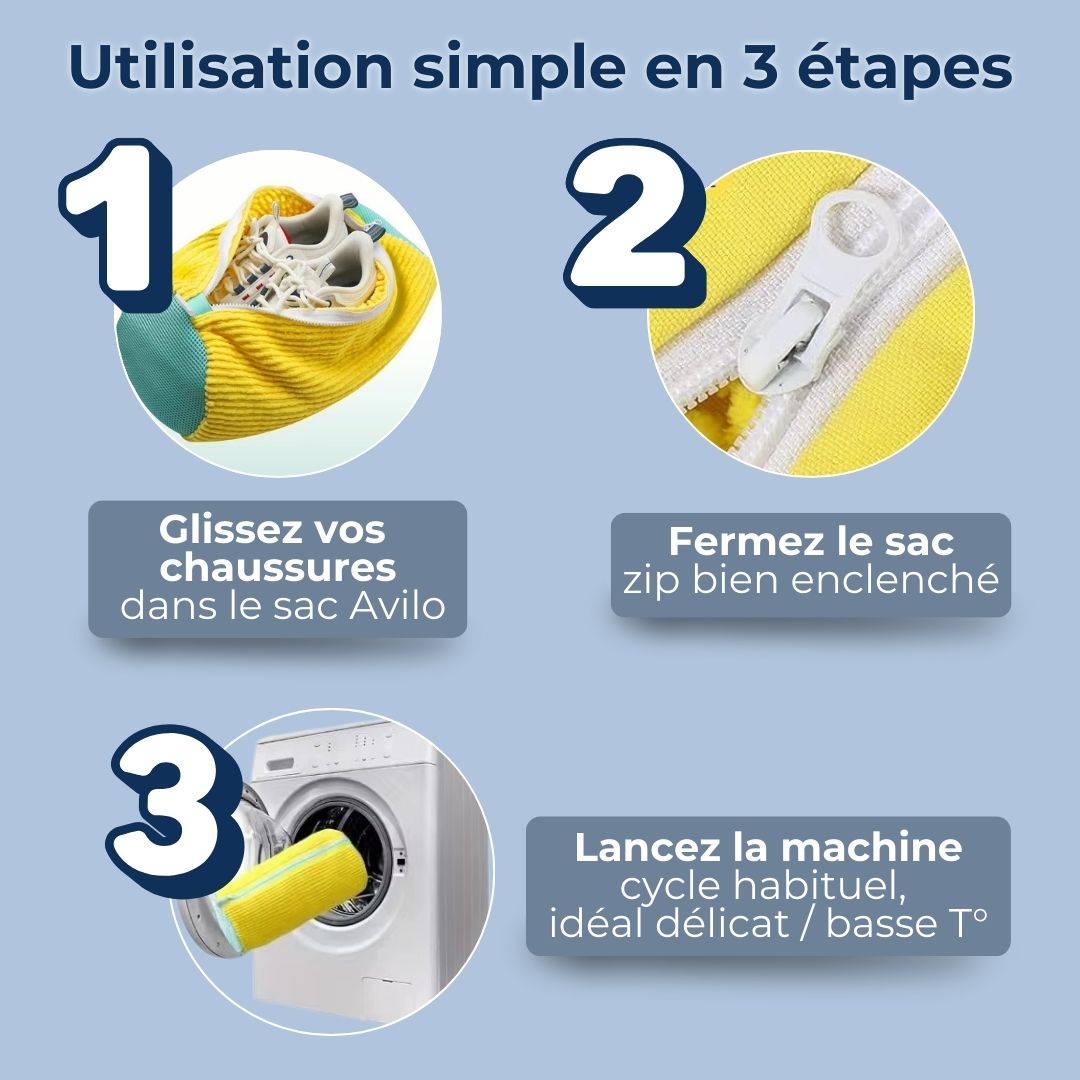 Sac de Lavage pour Chaussures